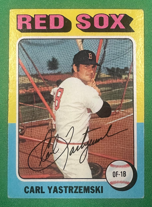 1975 Topps Carl Yastrzemski