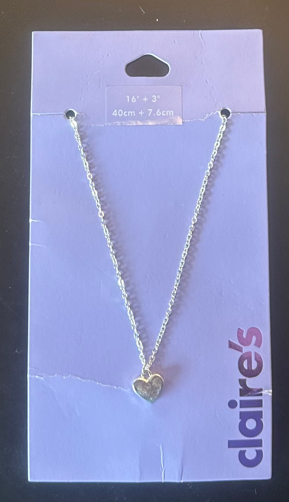 Claire’s Necklace With Heart Charm