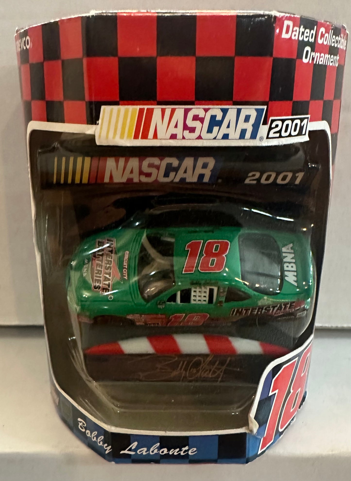 2001 Trevco Bobby Labonte Christmas Ornament