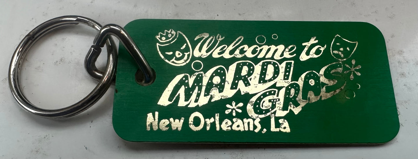 1991 Krewe Of Isis Mardi Gras Keychain