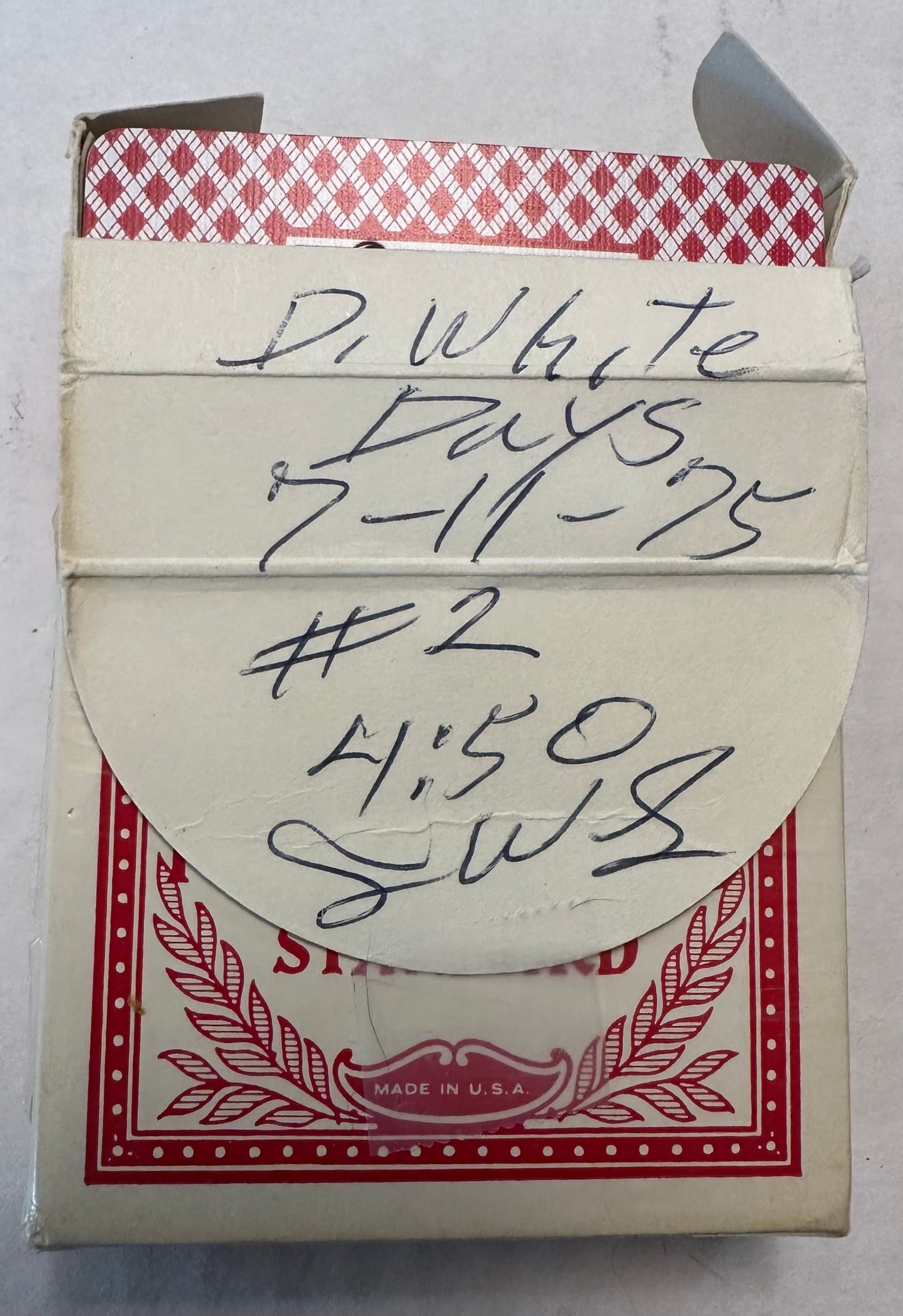 1975 Golden Nugget Casino Used Playing Cards