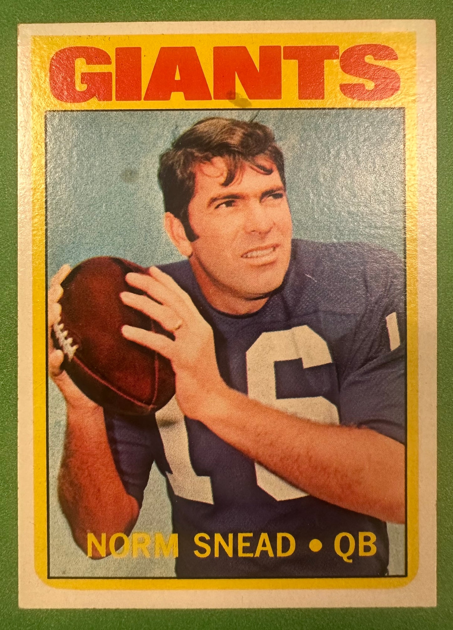 1972 Topps Norm Snead