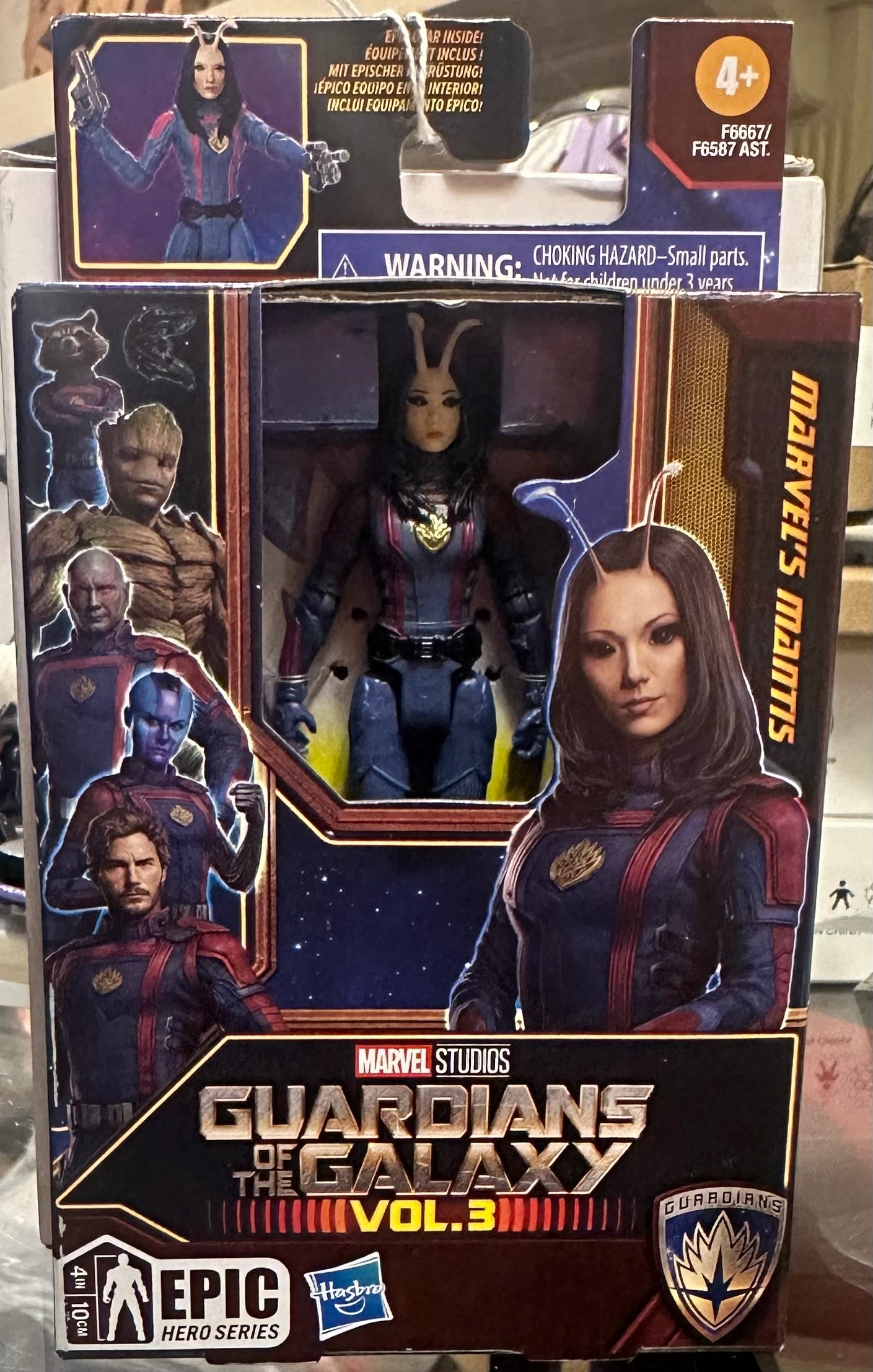 Hasbro Marvel Guardians Of The Galaxy 4” Mantis Figure