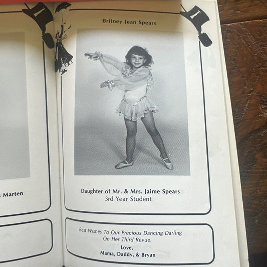 Britney Spears Mary Poppins Dance Recital Program Book