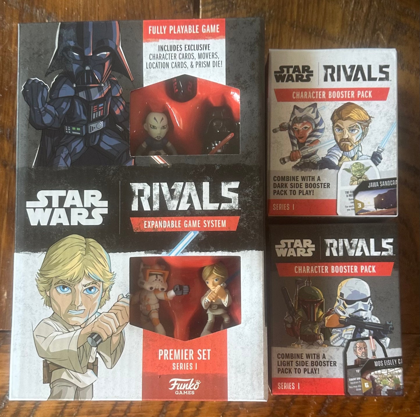 Funko Games Star Wars Rivals Expandable Game With Light Side & Dark Side Booster Packs