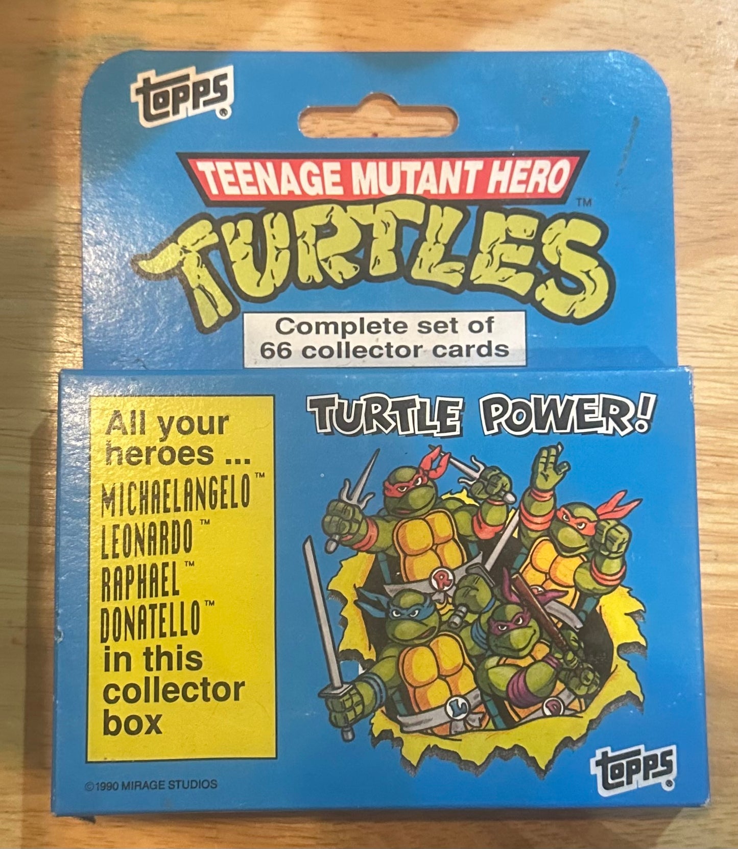 1990 Topps TMNT Trading Card Set