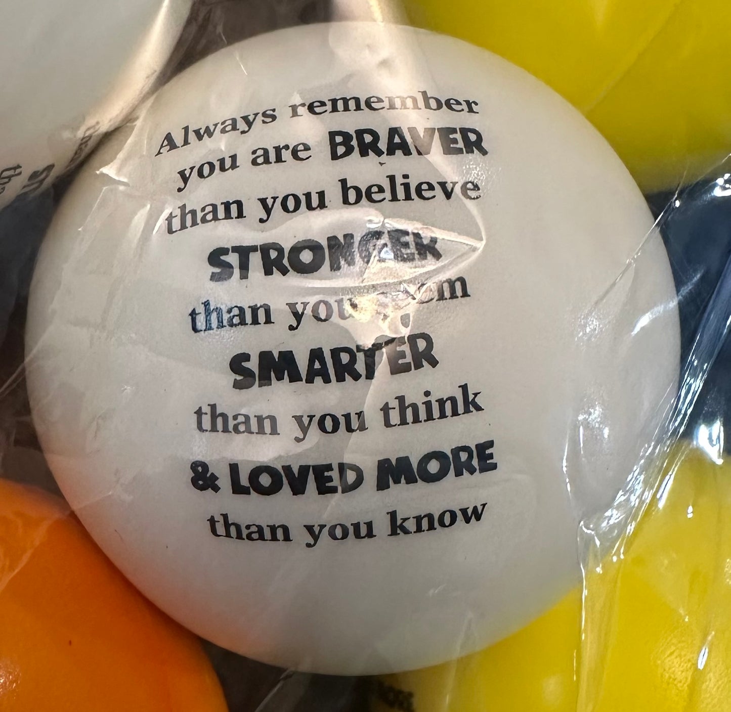 (12) Stress Balls With Motivational Quote